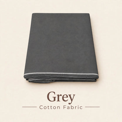 Grey Cotton khaddar fabrics