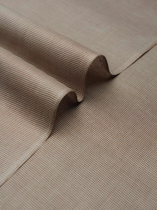 Light Brown Cotton khaddar Fabrics