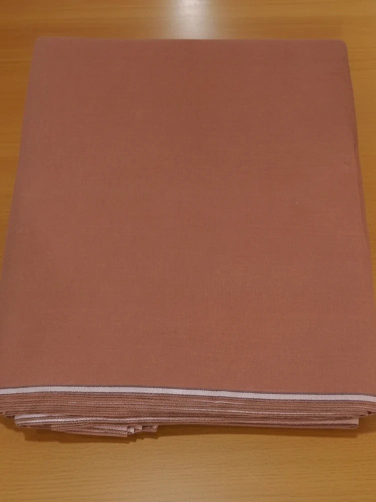 Rose Brown Cotton Khaddar Fabrics