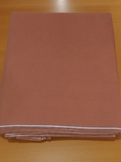 Rose Brown Cotton Khaddar Fabrics