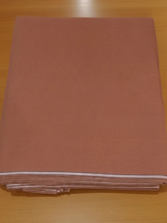 Rose Brown Cotton Khaddar Fabrics