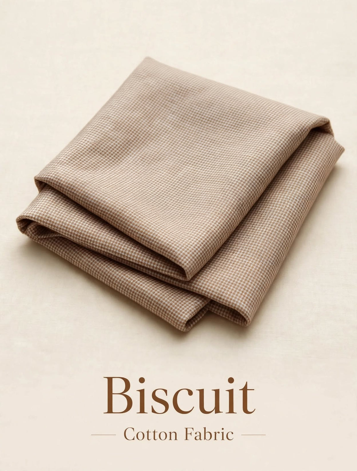 Biscuit Cotton Khaddar Fabrics