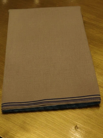 Mocha beige cotton Khaddar fabric