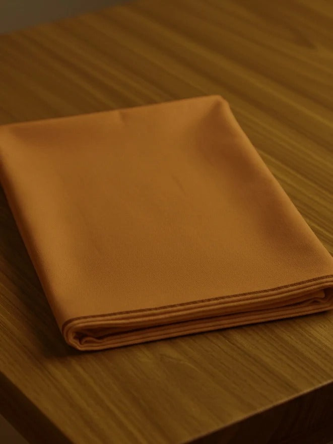 Camel Brown Cotton Khaddar fabrics