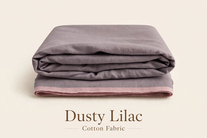 Dusty Lilac Cotton Khaddar Fabrics