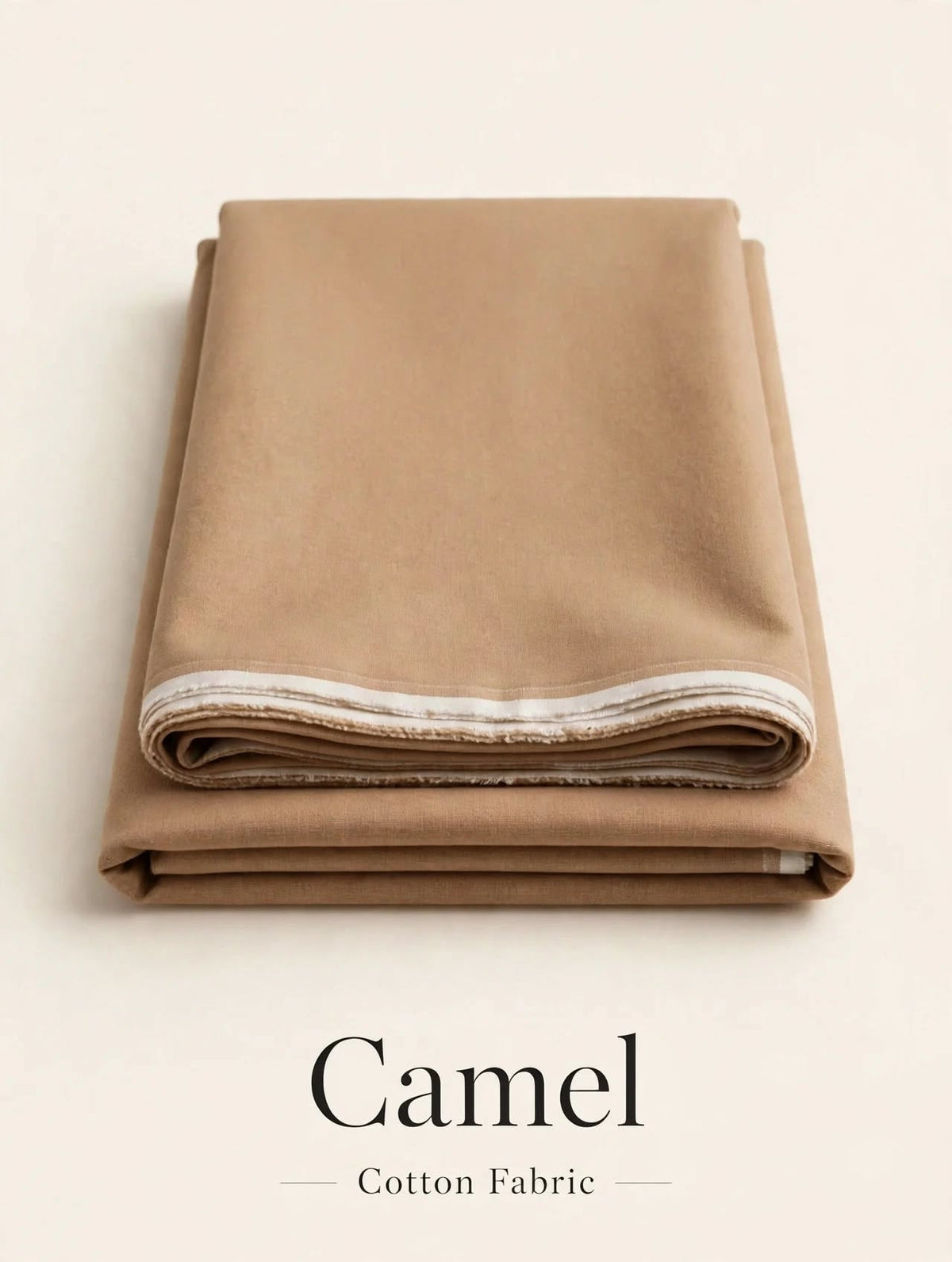Camel Cotton khaddar Fabrics